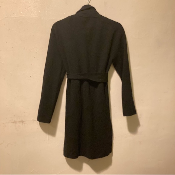 J. Crew Black Midi Sweater Cardigan Coat M - Picture 3 of 5